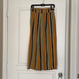 Zara stripped wide pants